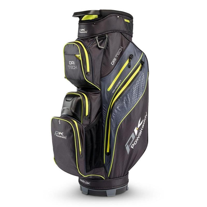 PowaKaddy Dri-Tech Waterproof Golf Cart Bag - Black/Green - main image