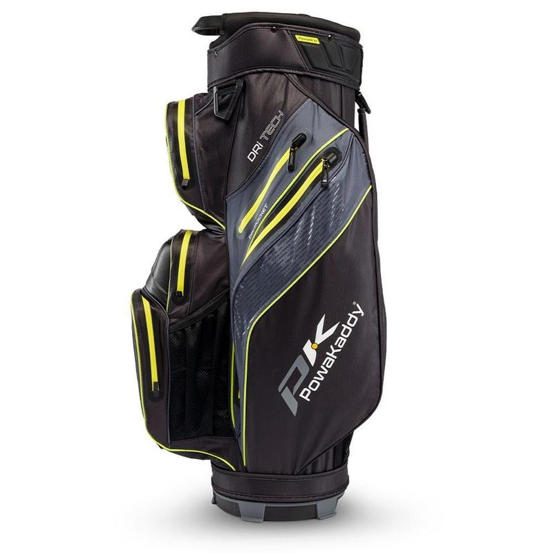 PowaKaddy Dri-Tech Waterproof Golf Cart Bag - Black/Green - main image