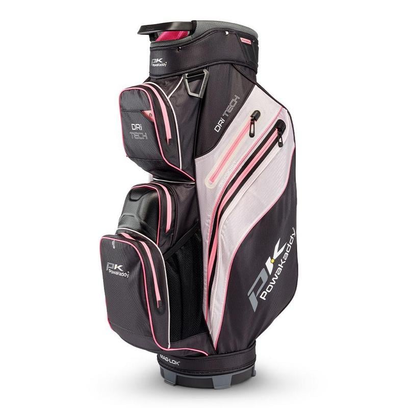 PowaKaddy Dri-Tech Waterproof Golf Cart Bag - Black/Pink - main image