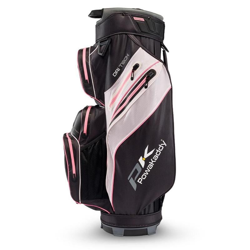 PowaKaddy Dri-Tech Waterproof Golf Cart Bag - Black/Pink - main image