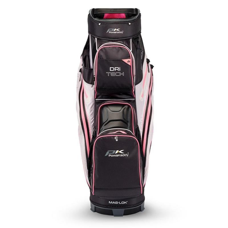 PowaKaddy Dri-Tech Waterproof Golf Cart Bag - Black/Pink - main image