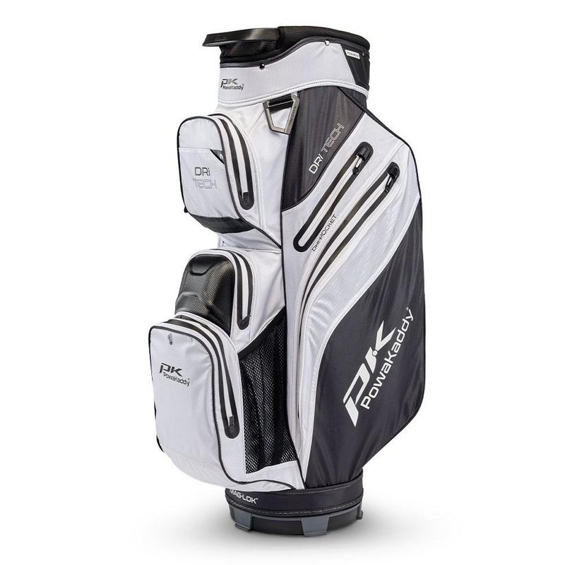 PowaKaddy Dri-Tech Waterproof Golf Cart Bag - White/Black - main image