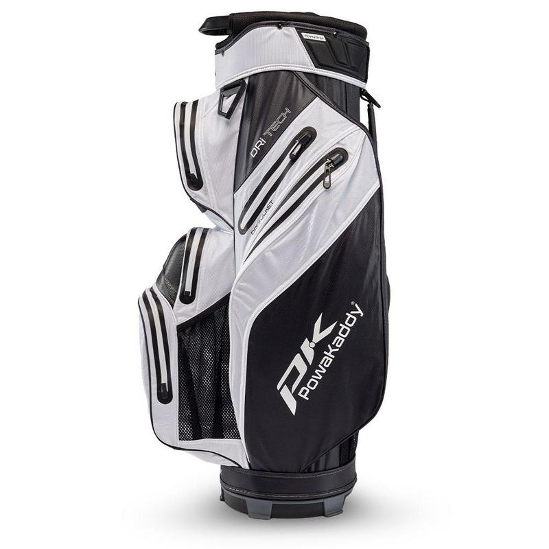 PowaKaddy Dri-Tech Waterproof Golf Cart Bag - White/Black - main image