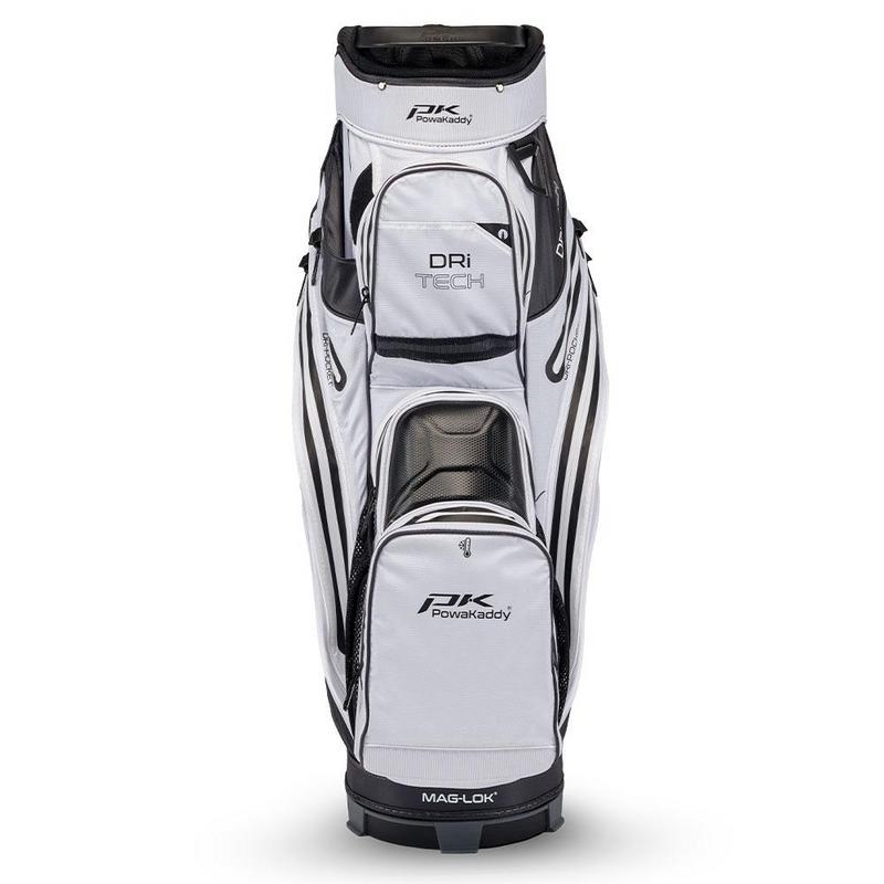 PowaKaddy Dri-Tech Waterproof Golf Cart Bag - White/Black - main image