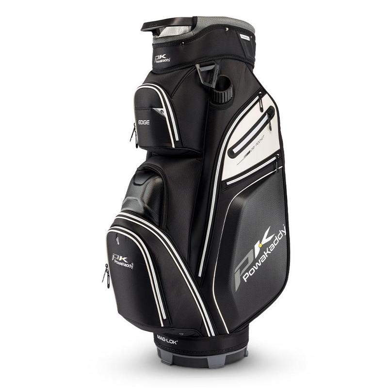 PowaKaddy Edge Golf Cart Bag - Black/White - main image