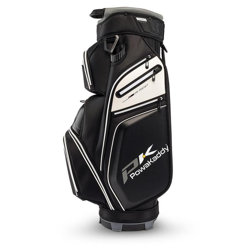 PowaKaddy Edge Golf Cart Bag - Black/White - main image