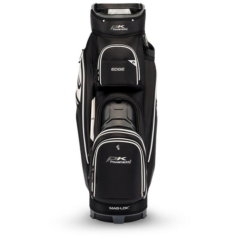 PowaKaddy Edge Golf Cart Bag - Black/White - main image