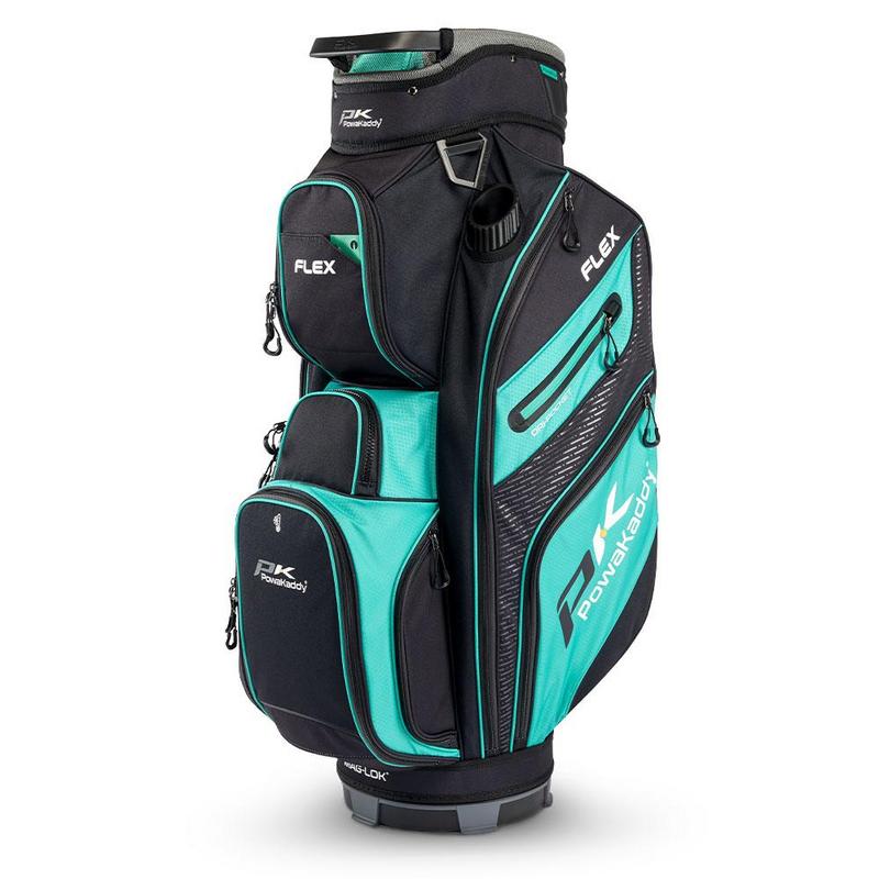 PowaKaddy Flex Golf Cart Bag - Grey/Teal - main image