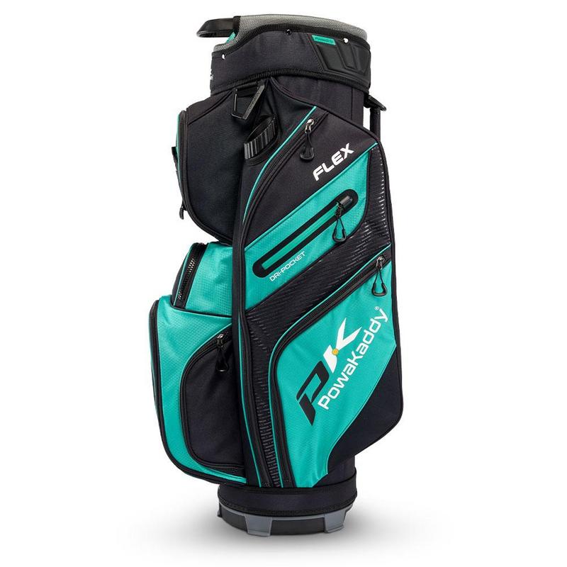 PowaKaddy Flex Golf Cart Bag - Grey/Teal - main image