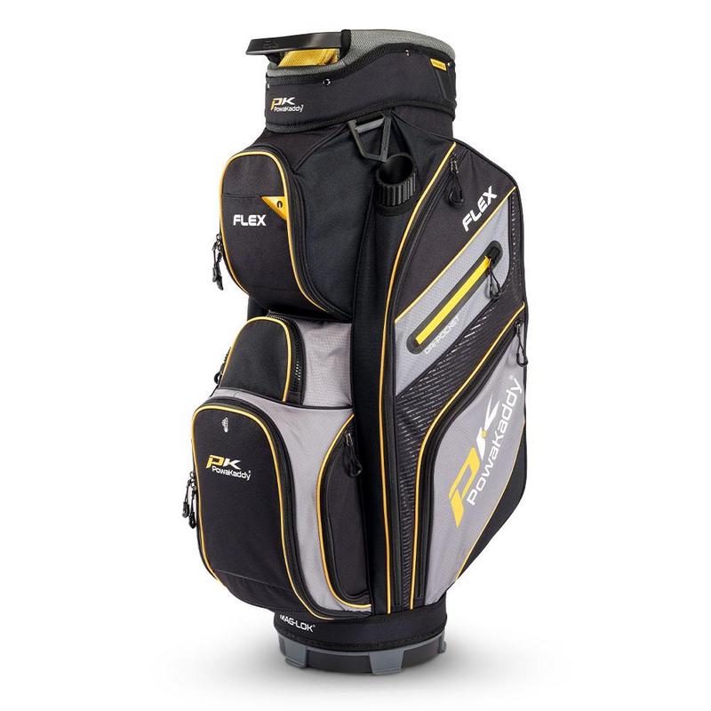 PowaKaddy Flex Golf Cart Bag - Grey/Yellow - main image