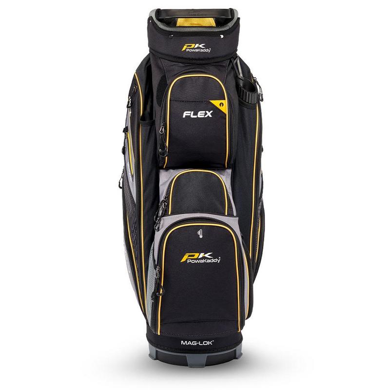 PowaKaddy Flex Golf Cart Bag - Grey/Yellow - main image