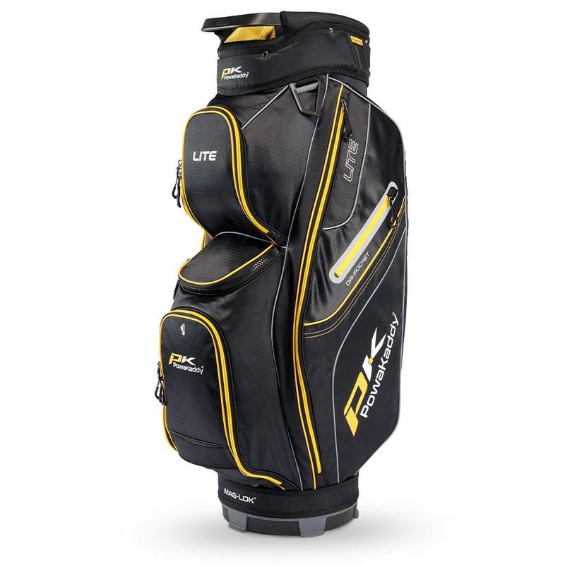 PowaKaddy Lite Golf Cart Bag - Black/Yellow - main image