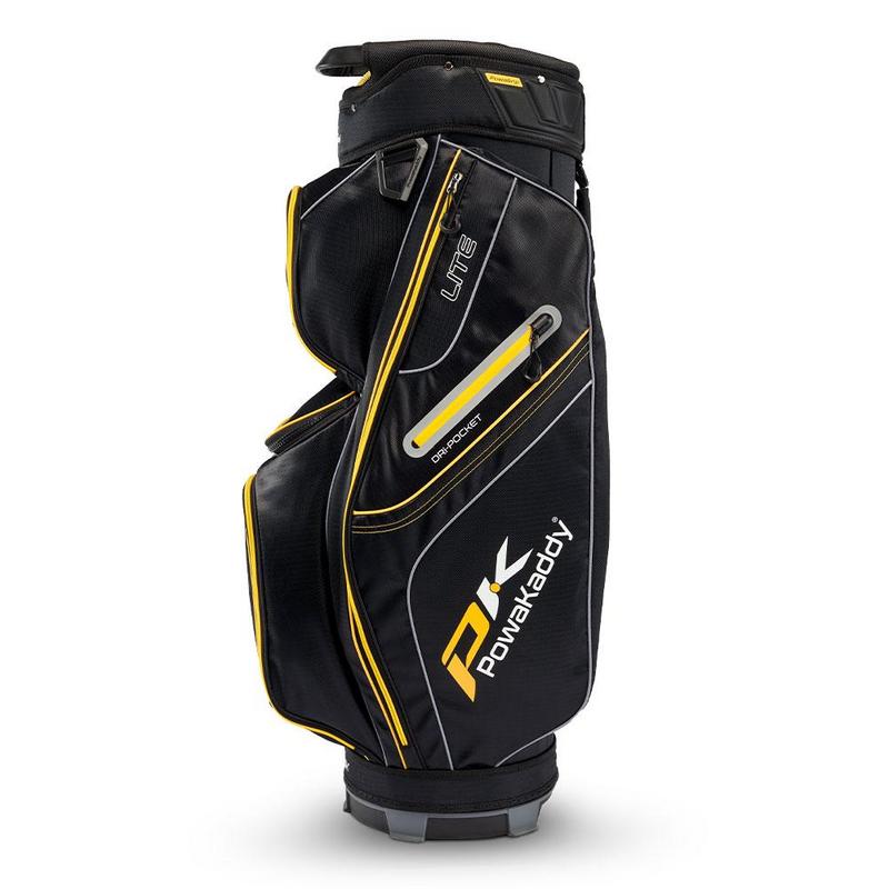 PowaKaddy Lite Golf Cart Bag - Black/Yellow - main image