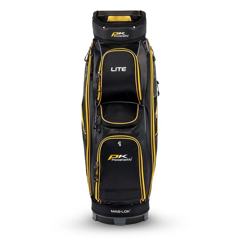 PowaKaddy Lite Golf Cart Bag - Black/Yellow - main image