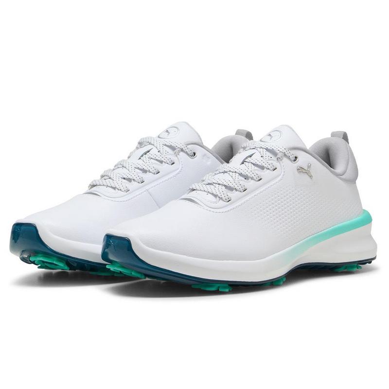 Puma Ignite Blaze 2 Ladies Golf Shoes - Puma White/Ocean Tropic - main image