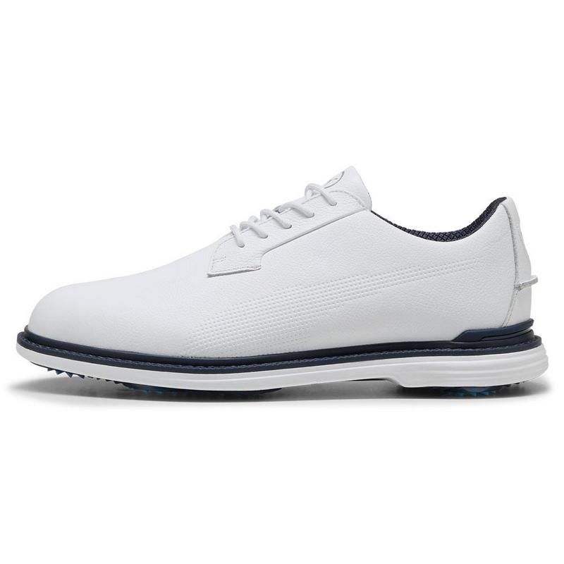 Puma Royale Golf Shoes - Puma White/Deep Navy/Team Light Blue - main image