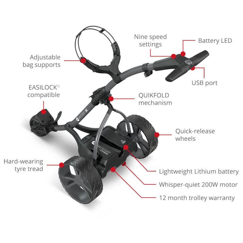 Motocaddy SE Electric Golf Trolley 2024 - Lead Acid - main image