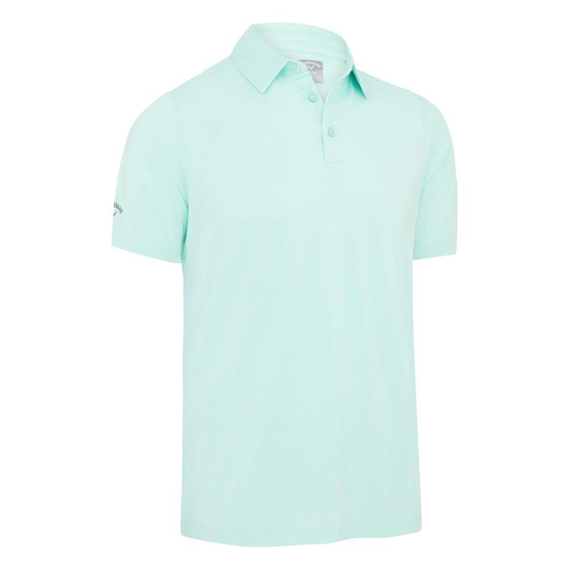 Callaway SS Solid Swing Tech Golf Polo Shirt - Aruba Blue - main image