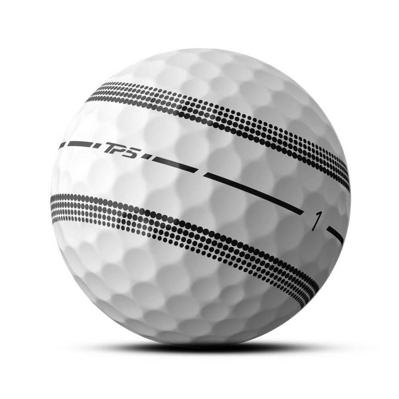 TaylorMade TP5 Stripe Golf Balls - White - main image