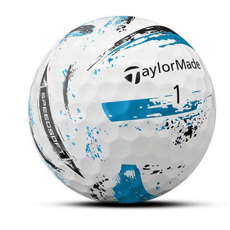 TaylorMade SpeedSoft Ink Golf Balls - Blue - main image