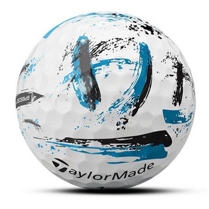 TaylorMade SpeedSoft Ink Golf Balls - Blue - main image