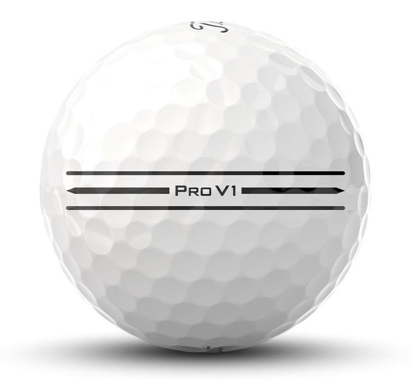 Titleist Pro V1 White Elongated Alignment Golf Balls - main image