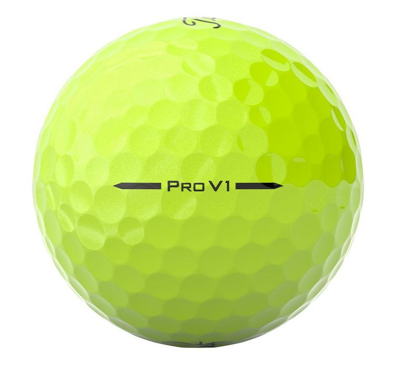 Titleist Pro V1 Yellow Golf Balls - main image