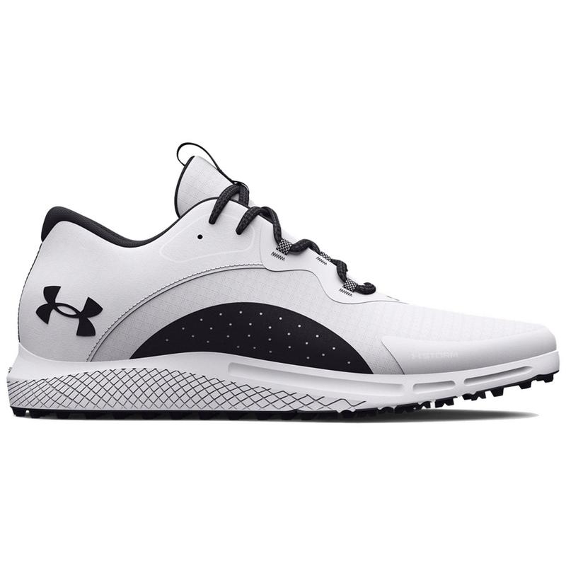 Under Armour UA Charged Draw 2 Spikeless Golf Shoes - White