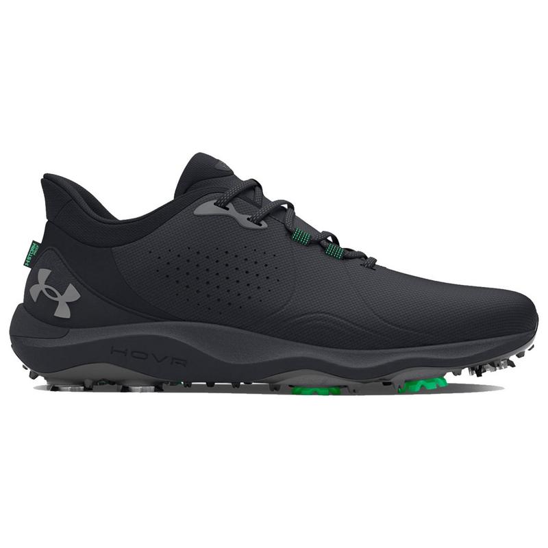 UA Drive Pro Golf Shoes - Black/Black/Metallic Gun Metal