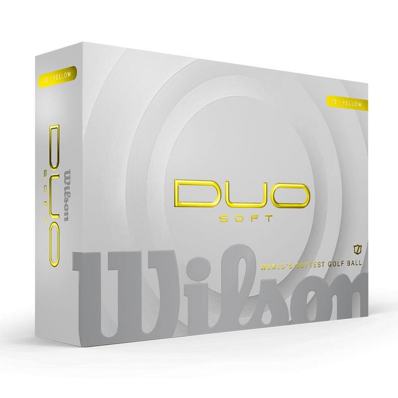 Wilson Duo Soft Golf Balls - Yellow - main image