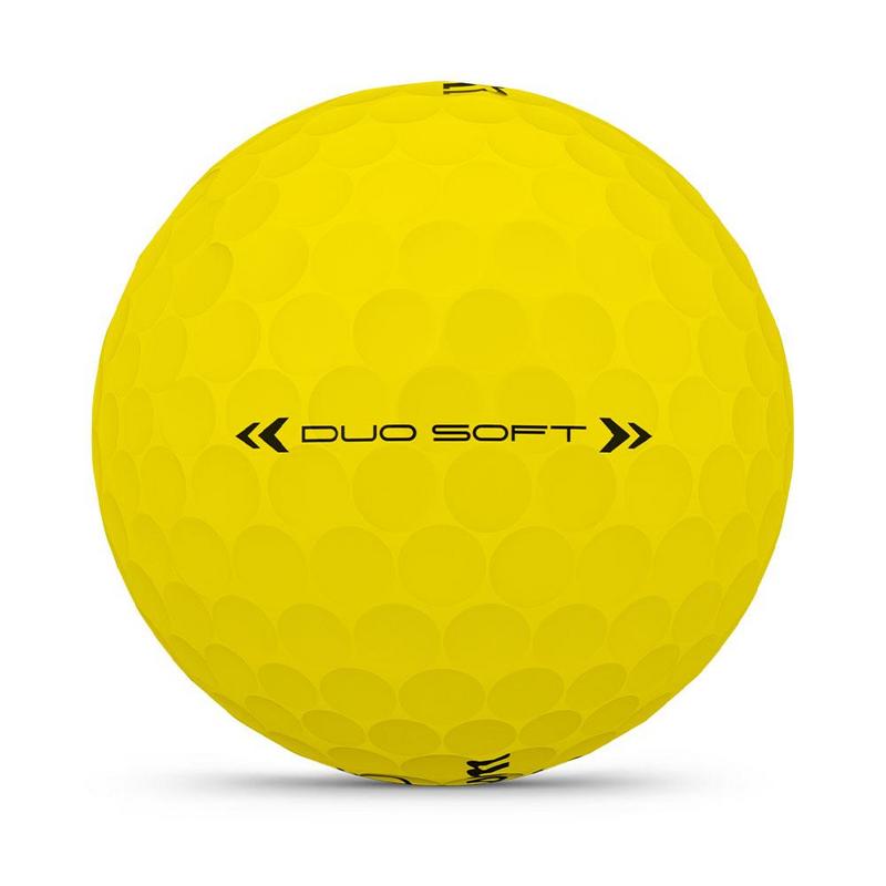 Wilson Duo Soft Golf Balls - Yellow - main image