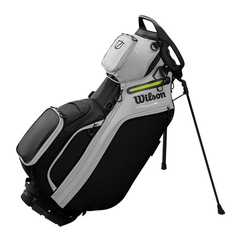 Wilson Talus 14 Way Golf Stand Bag - Black/Grey/Yellow - main image