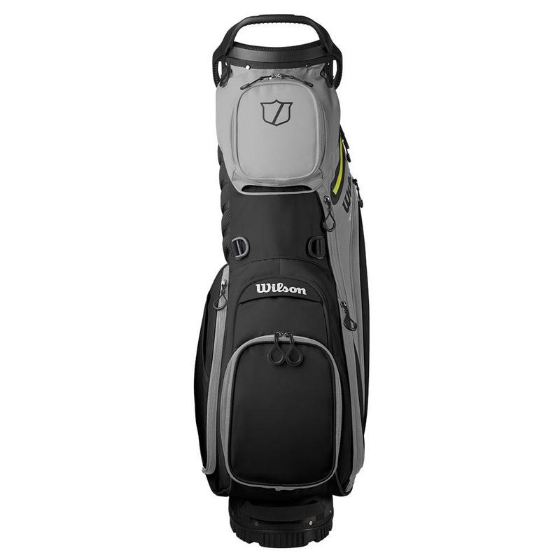 Wilson Talus 14 Way Golf Stand Bag - Black/Grey/Yellow - main image