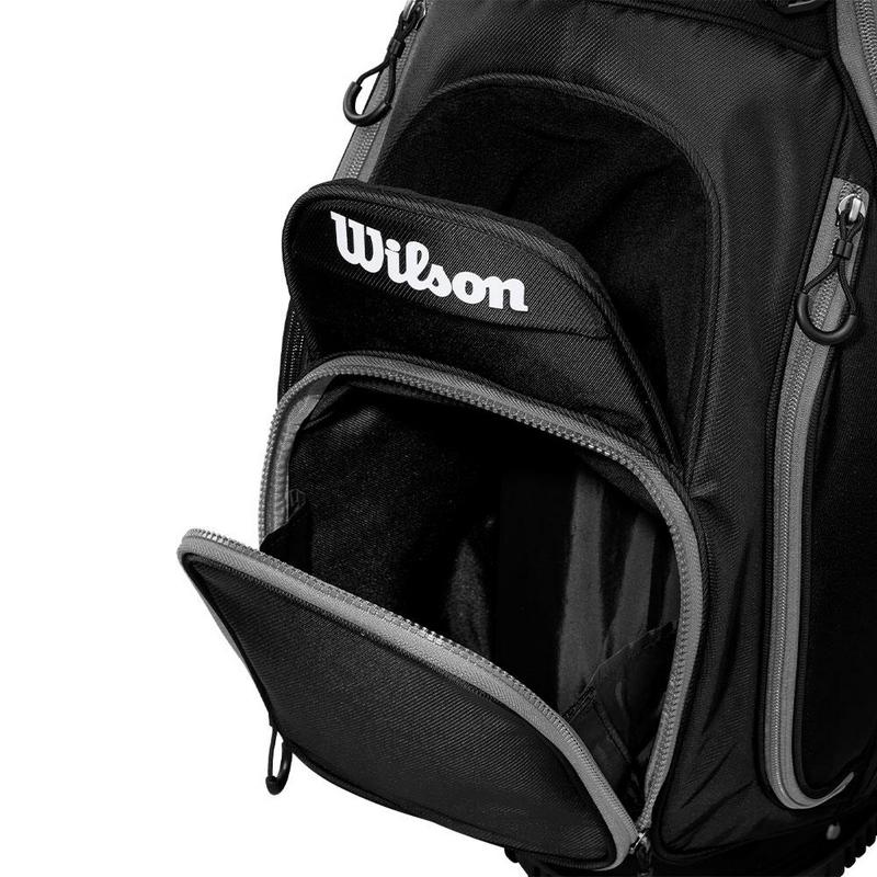 Wilson Talus 14 Way Golf Stand Bag - Black/Grey/Yellow - main image