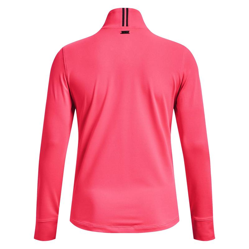Under Armour Womens Playoff 1/4 Zip Golf Sweater - Pink Shock - main image
