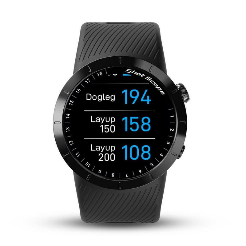 Shot Scope X5 GPS Watch - Black - main image