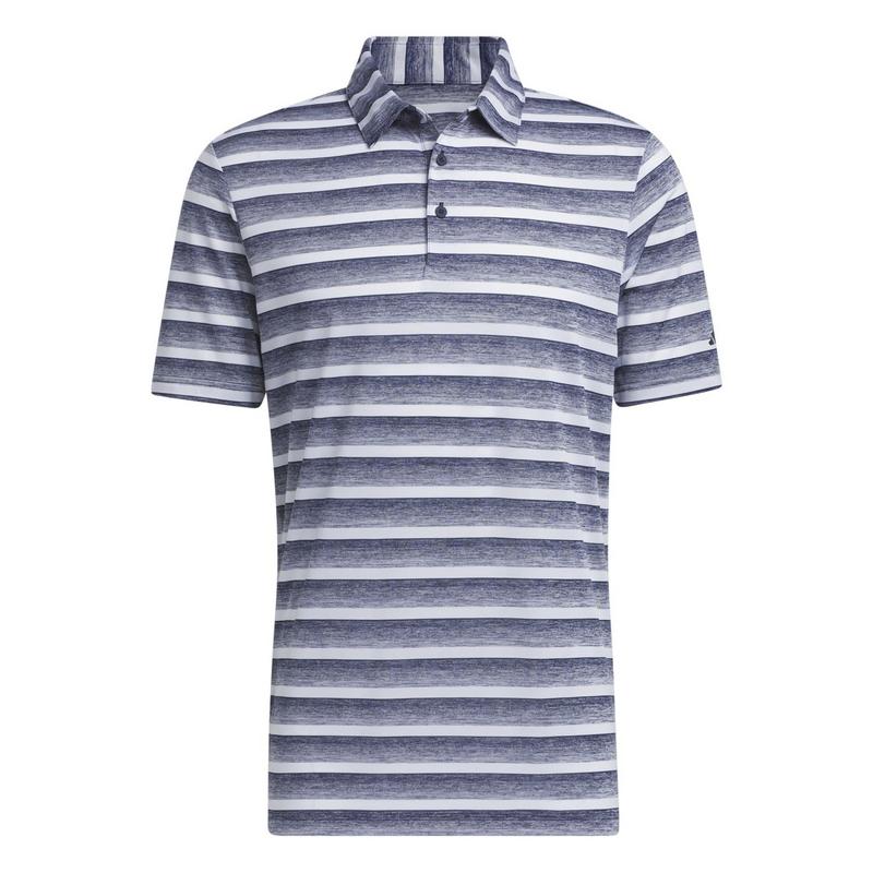 adidas 2 Colour Stripe Golf Polo - College Navy - main image