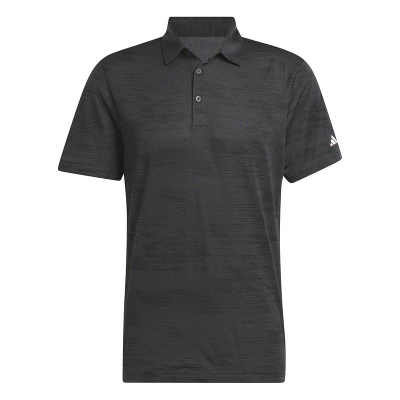 adidas Ultimate365 Textured Golf Polo - Carbon/Black - main image