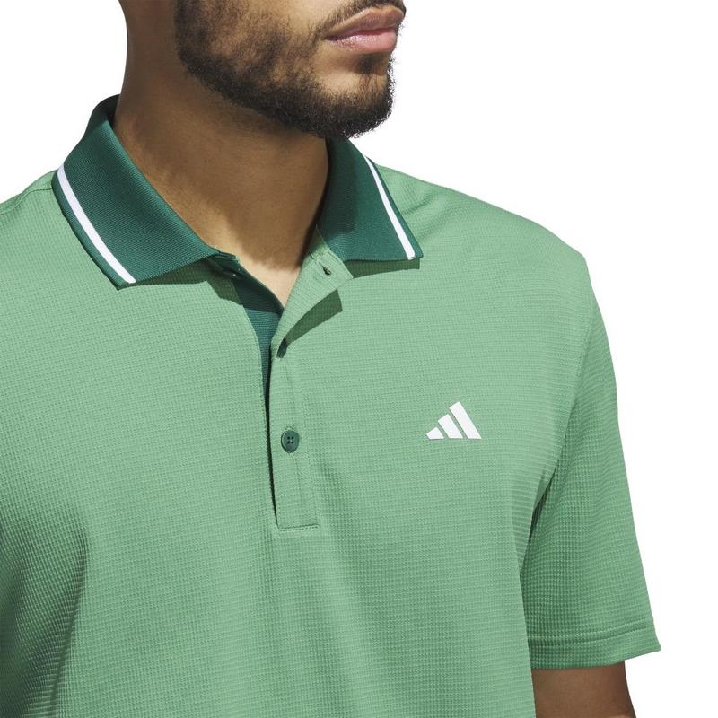 adidas Ultimate365 Twistknit Golf Polo - Green - main image