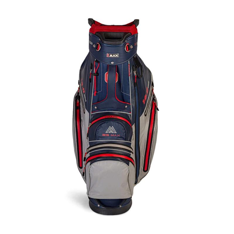 Big Max Aqua Sport 3 Waterproof Golf Cart Bag - Navy/Silver/Red - main image