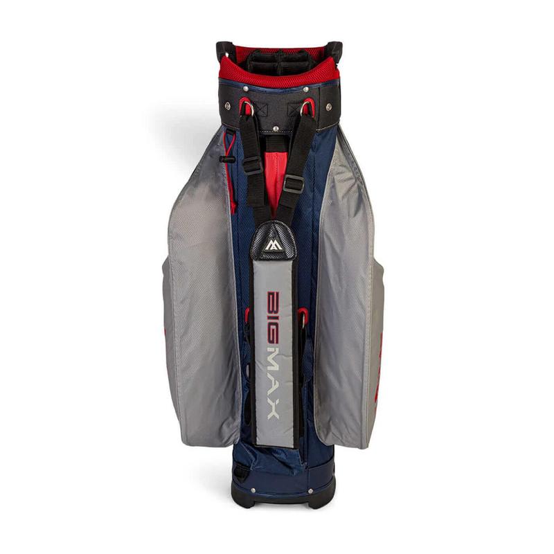 Big Max Aqua Sport 3 Waterproof Golf Cart Bag - Navy/Silver/Red - main image