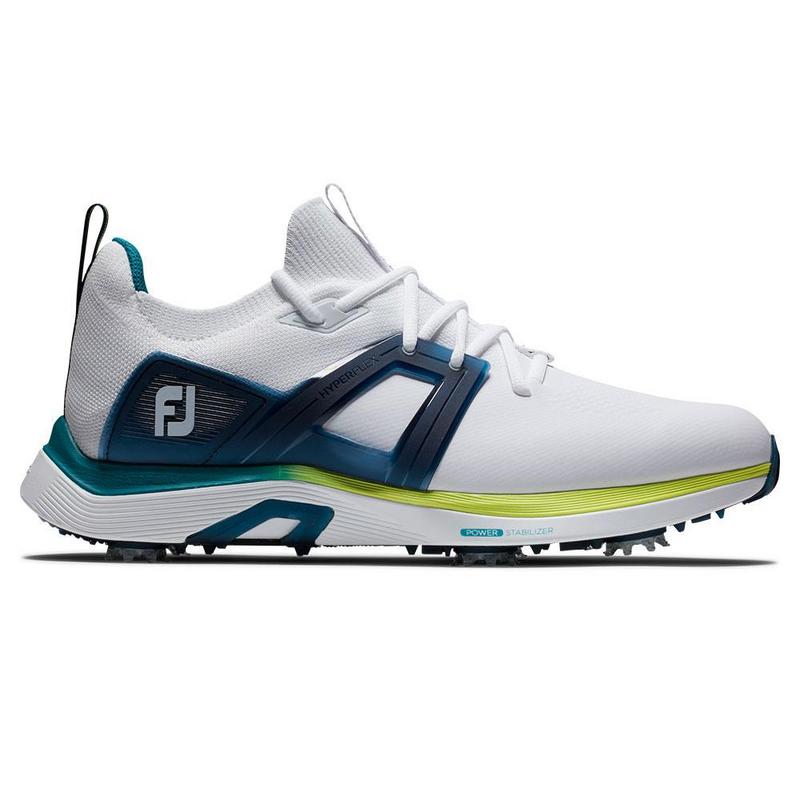 FootJoy Hyperflex Golf Shoes - White/Lime/Navy