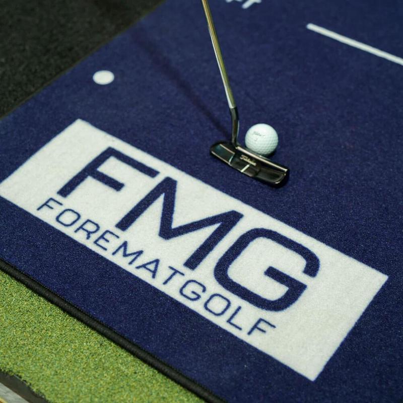 Foremat Golf Practice Putting Mat 12ft - Navy - main image