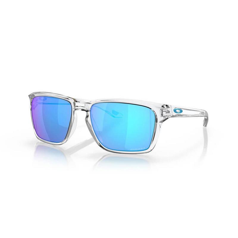 Oakley Sylas Sunglasses - Polished Clear w/Prizm Sapphire Lens - main image