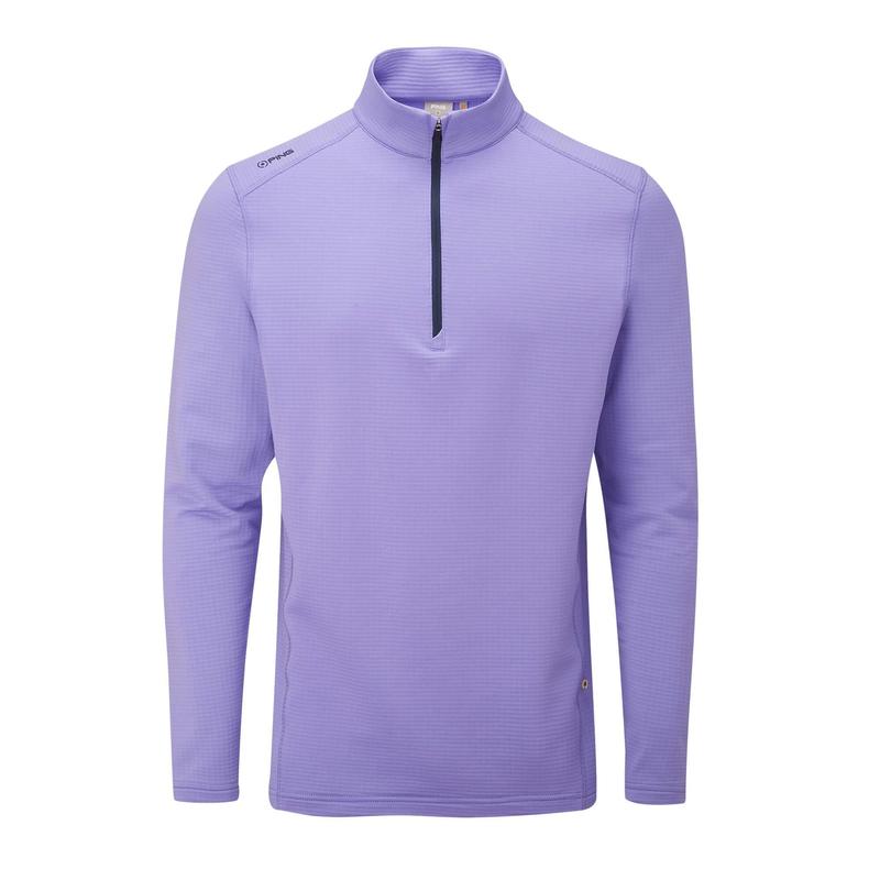 Ping Edwin Half Zip Golf Midlayer Sweater 2023 - Violet - main image