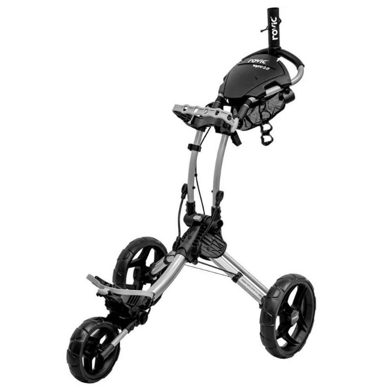 Rovic RV1C 2.0 Compact Golf Trolley - Silver - main image