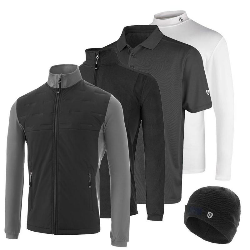 Island Green Professional Winter Golf Clothing Bundle - Black - main image