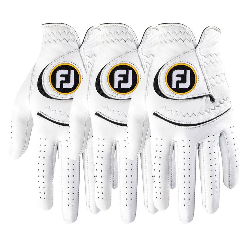 Photos - Golf FootJoy FootJoy Stasof  Glove - White - Multi-Buy Offer