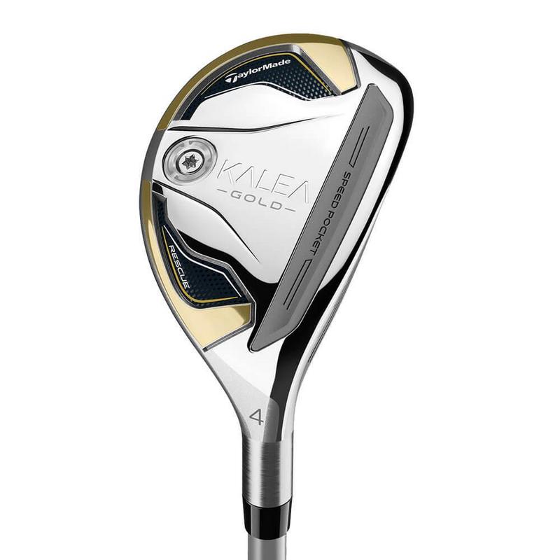 Photos - Golf TaylorMade TaylorMade Kalea Gold Women's  Rescue Hybrid