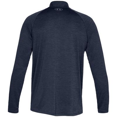 Under Armour Tech 2.0 Half Zip Long Sleeve Golf Top - Navy - thumbnail image 3